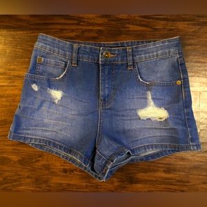 Billabong Women’s Bright Blue Jean Short High Rise Size 26